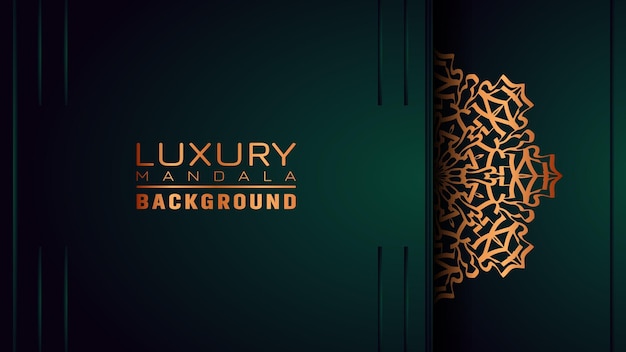 Luxury ornamental mandala background arabesque style