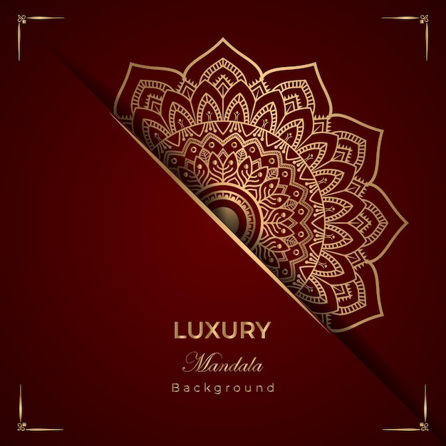 Luxury ornamental mandala background design