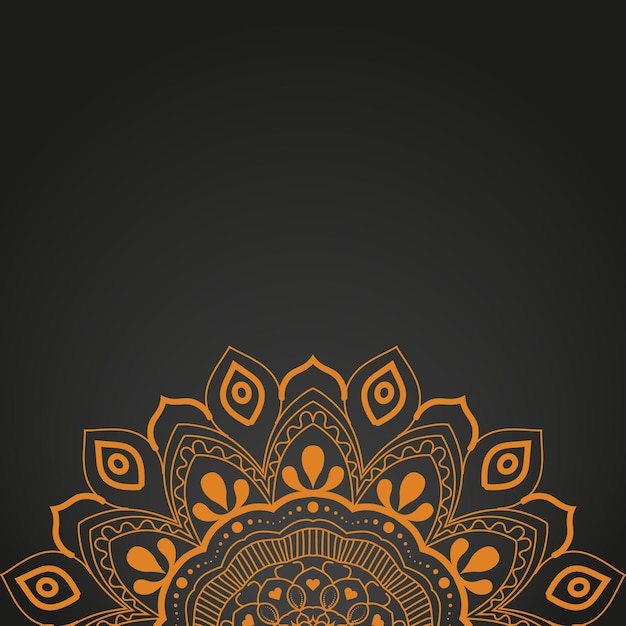 Luxury Ornamental Mandala Background Free Vector