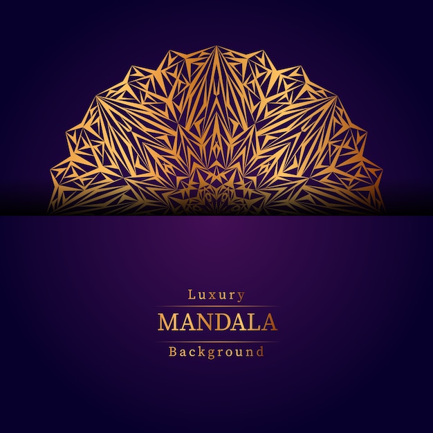 Mandala ornamentale di lusso