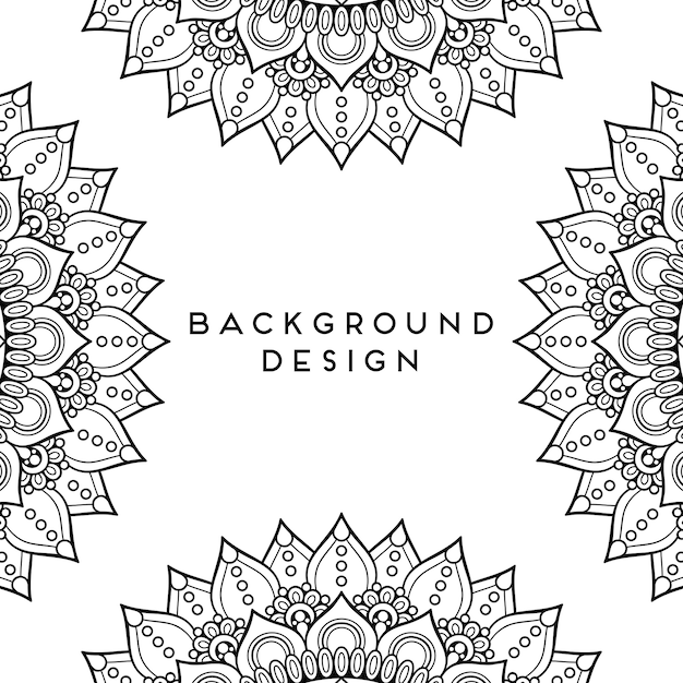 Luxury ornamental mandala background