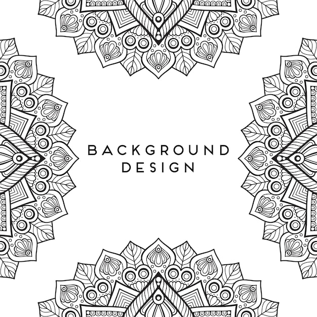 Luxury ornamental mandala background