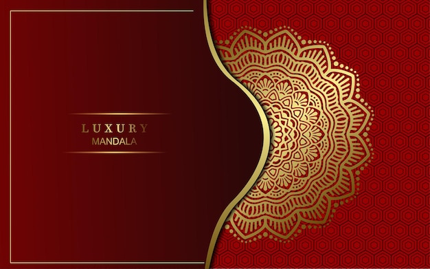 Vector luxury ornamental mandala background