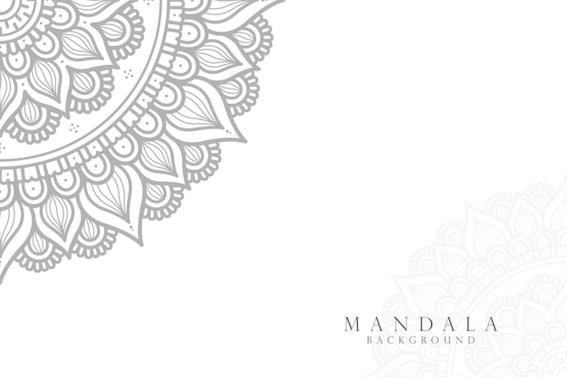 Vector luxury ornamental mandala design background in black and gold color