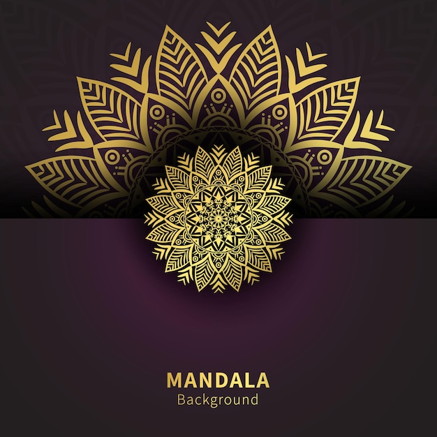 Luxury ornamental mandala design background Design