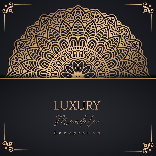 luxury ornamental mandala design background free