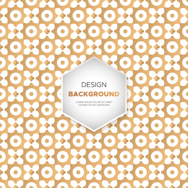 Luxury ornamental mandala design background in gold color