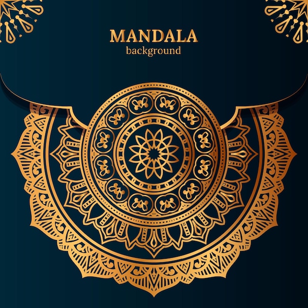 Luxury ornamental mandala design background template