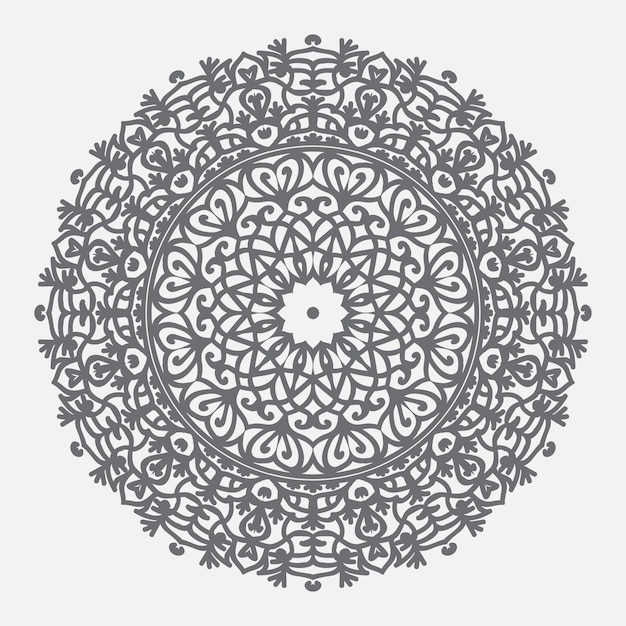 Modello di sfondo di design mandala ornamentale di lusso