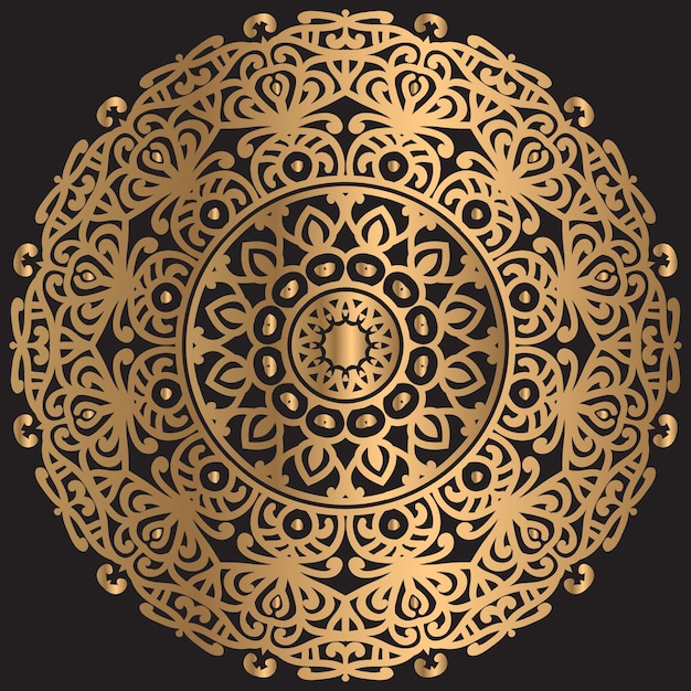 Luxury ornamental mandala design background template