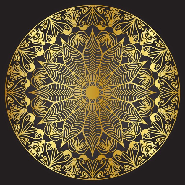 Luxury ornamental mandala design background template