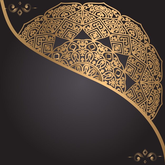 Luxury ornamental mandala design background template