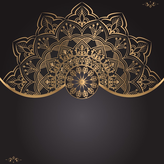 Luxury ornamental mandala design background template