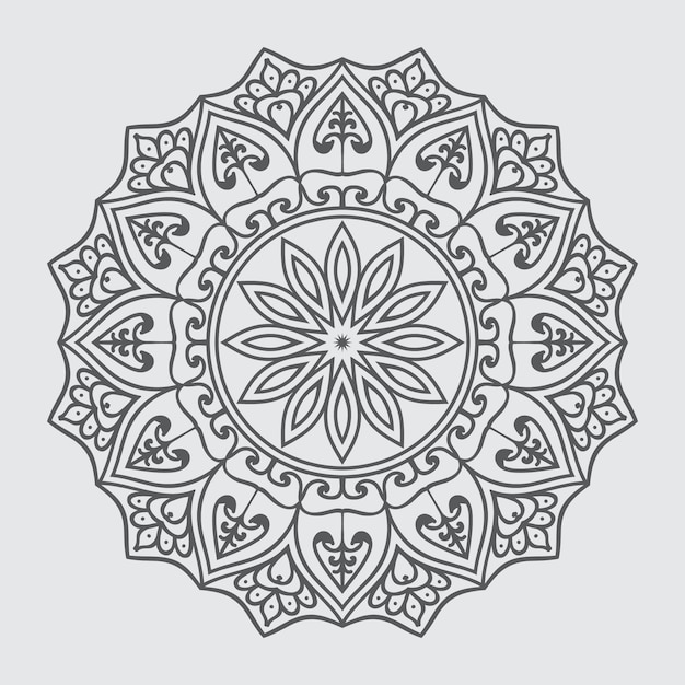 Luxury ornamental mandala design background template