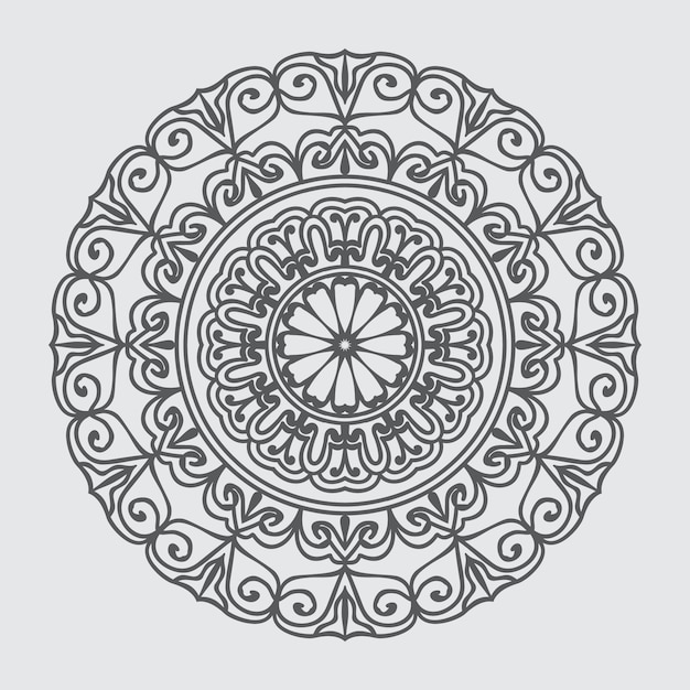 Luxury ornamental mandala design background template