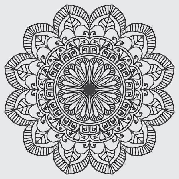 Luxury ornamental mandala design background template