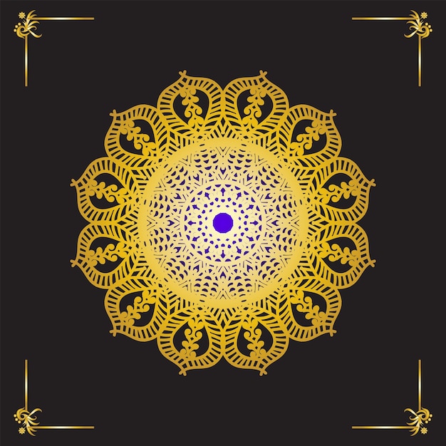 Luxury Ornamental Mandala Design Background With Arabesque Pattern Arabic Islamic Style