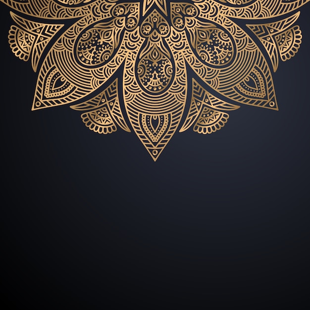 Luxury ornamental mandala design background