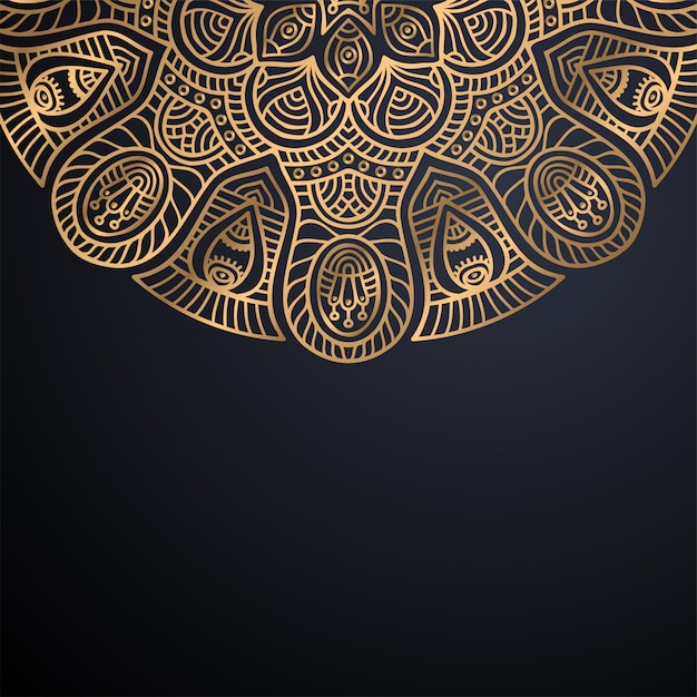 Luxury ornamental mandala design background