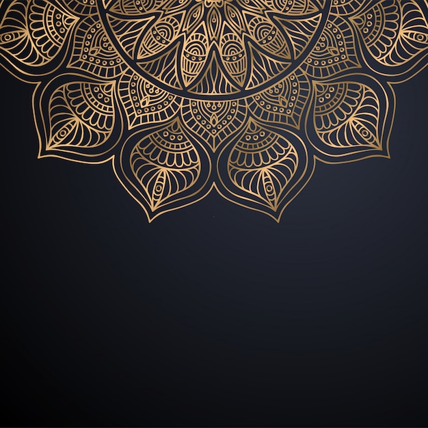 Luxury ornamental mandala design background