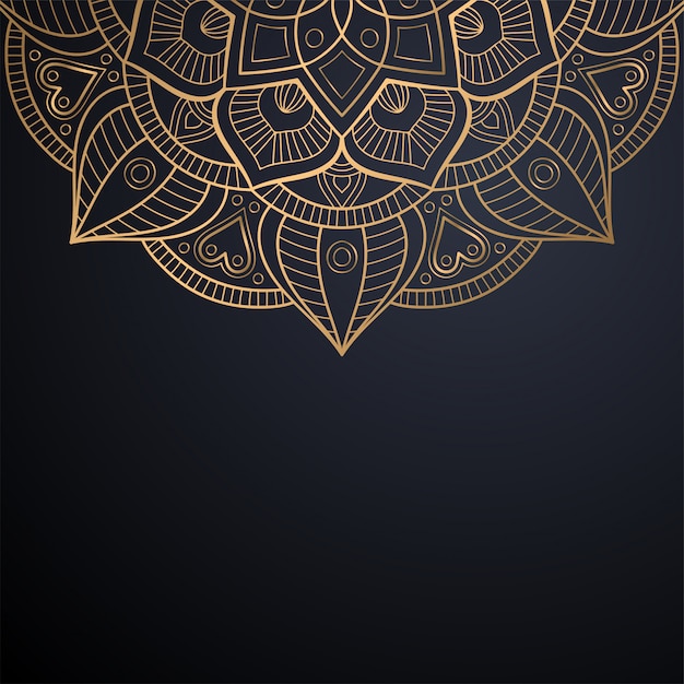 Luxury ornamental mandala design background