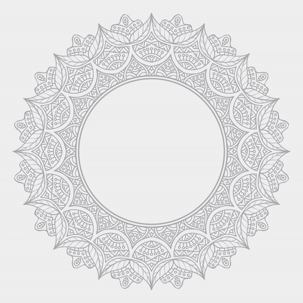 Vector luxury ornamental mandala design background