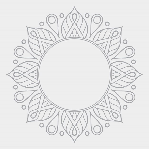 Luxury ornamental mandala design background