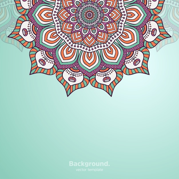 Luxury ornamental mandala design background 