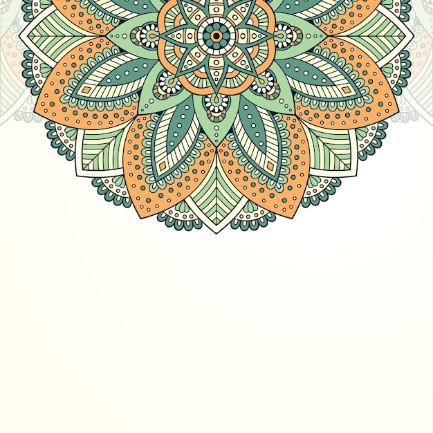 luxury ornamental mandala design background 