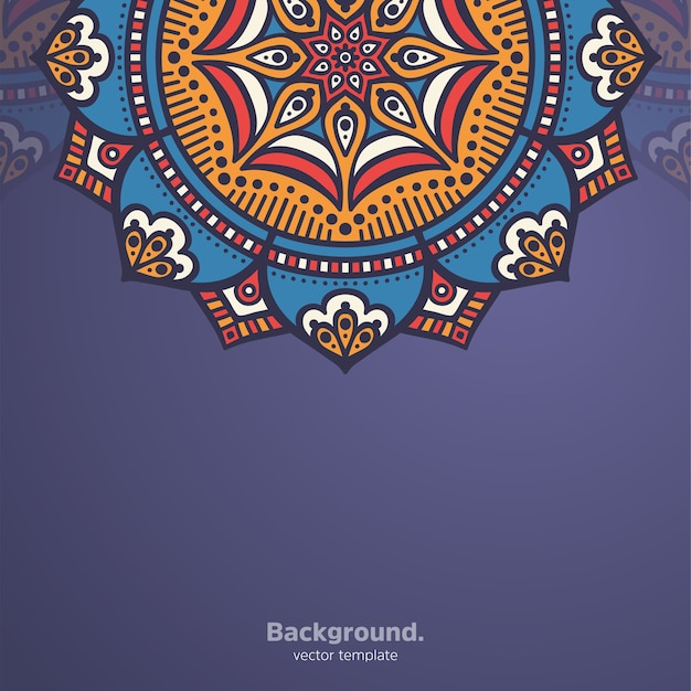 Luxury ornamental mandala design background 