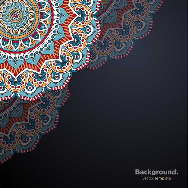 Luxury ornamental mandala design background