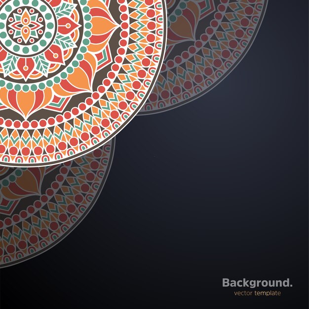 Luxury ornamental mandala design background 