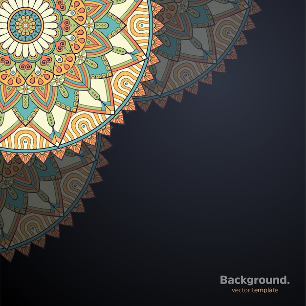 Luxury ornamental mandala design background 