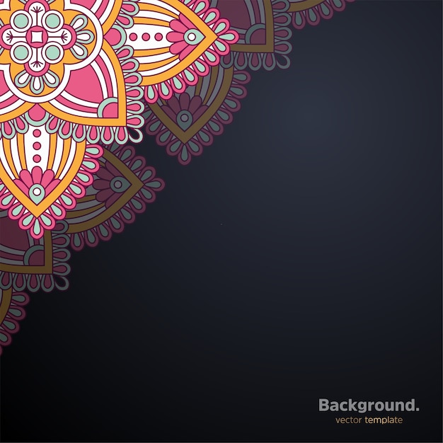 Luxury ornamental mandala design background