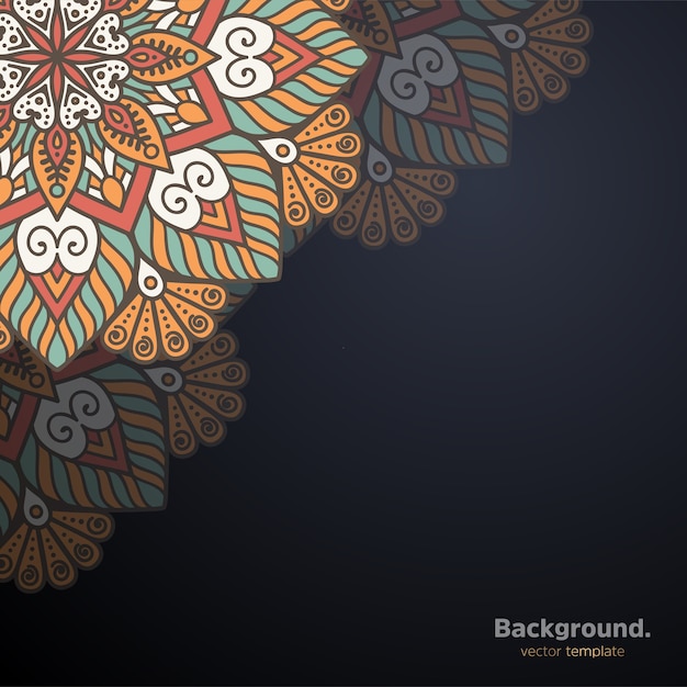 Luxury ornamental mandala design background 