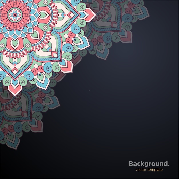 Luxury ornamental mandala design background 