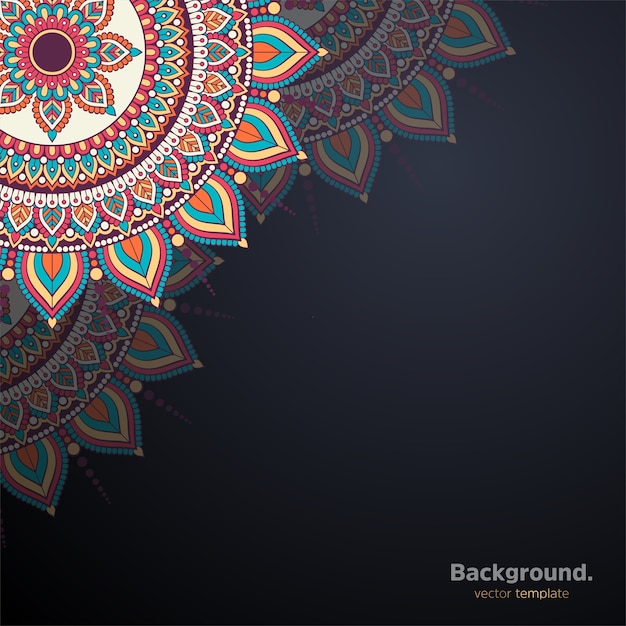 Luxury ornamental mandala design background 