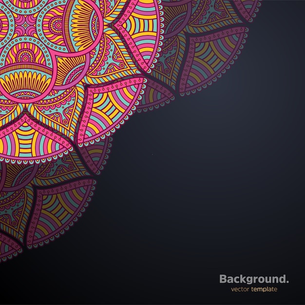 Luxury ornamental mandala design background 