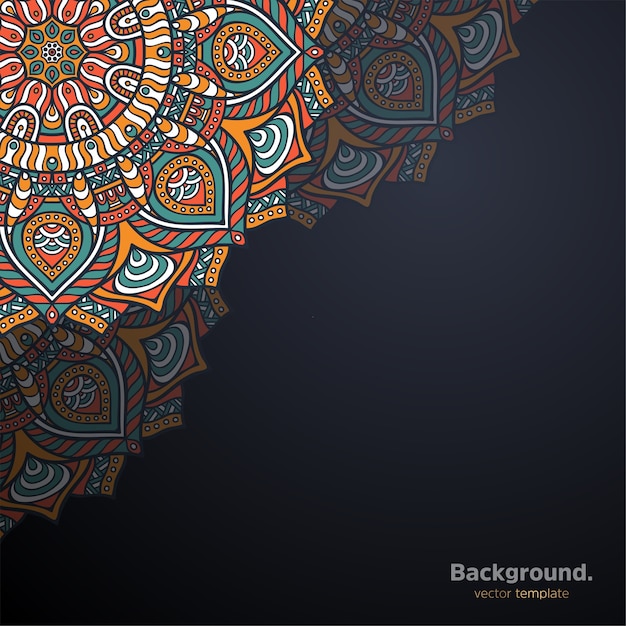 Luxury ornamental mandala design background