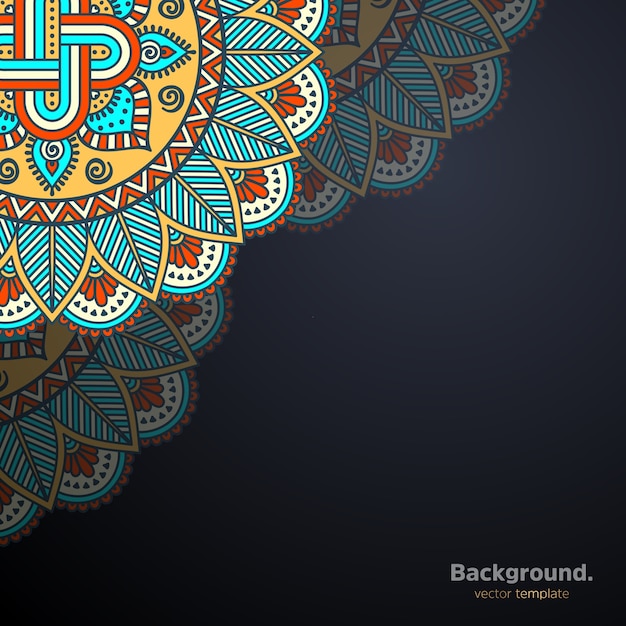 Luxury ornamental mandala design background 