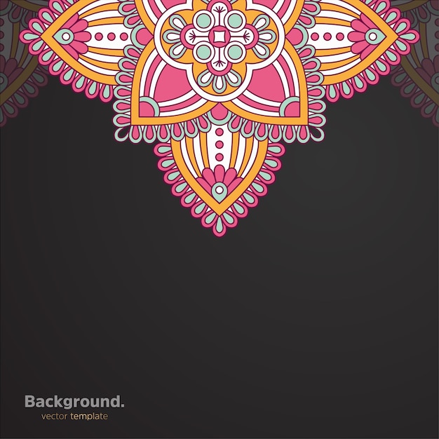 Luxury ornamental mandala design background