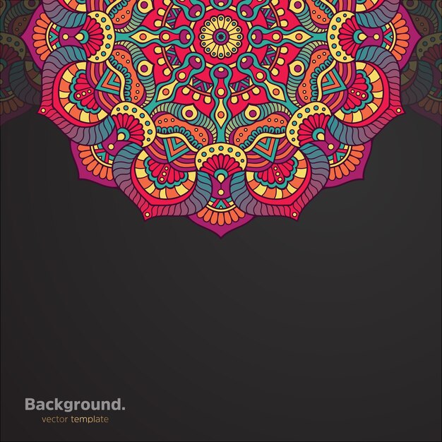 Luxury ornamental mandala design background