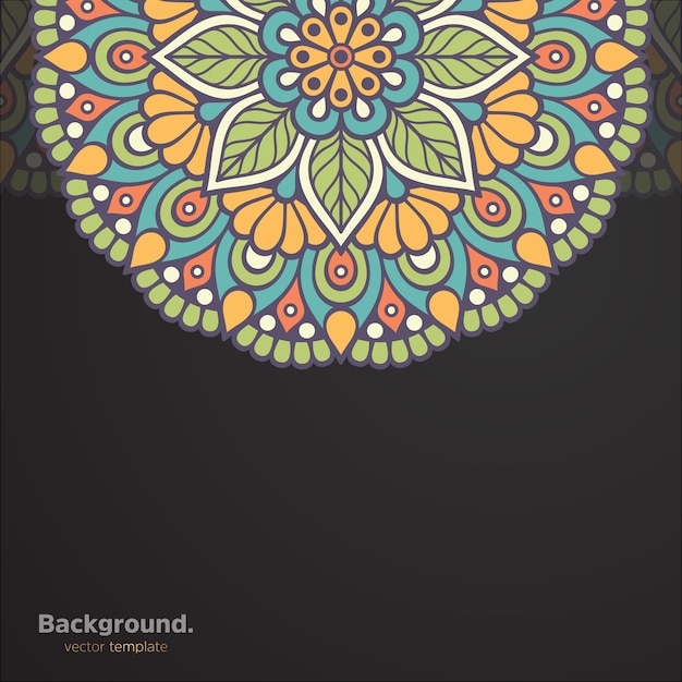 Luxury ornamental mandala design background