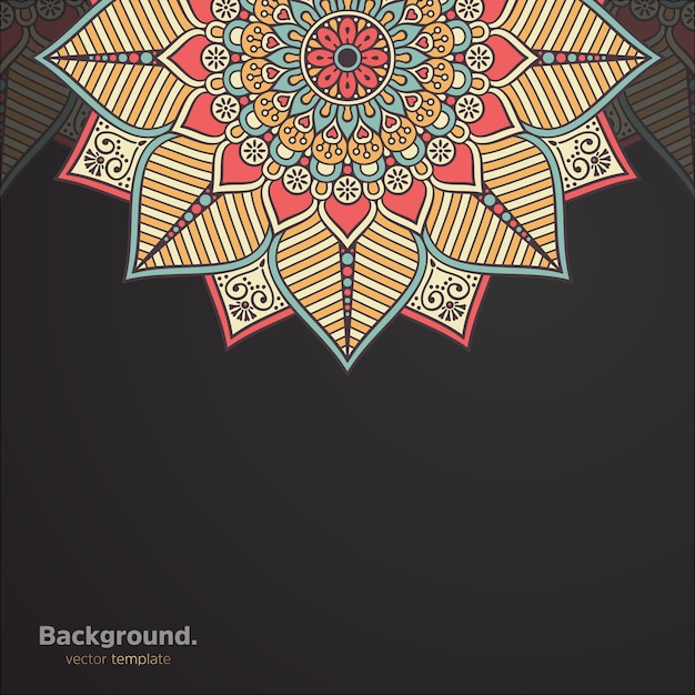 Luxury ornamental mandala design background 