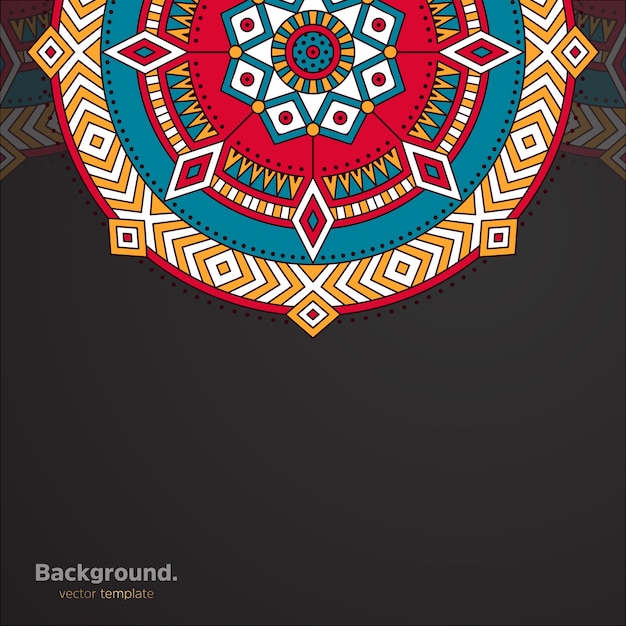 Luxury ornamental mandala design background 