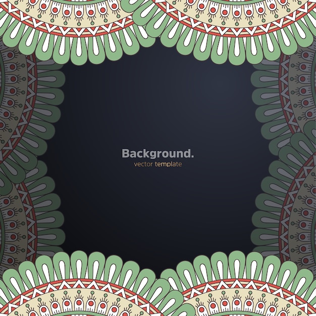 Luxury ornamental mandala design background