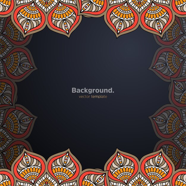 Luxury ornamental mandala design background