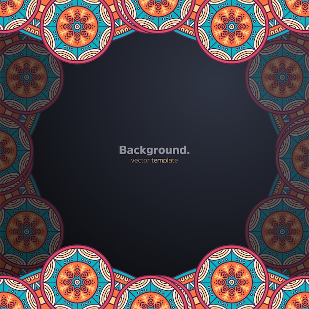 Luxury ornamental mandala design background