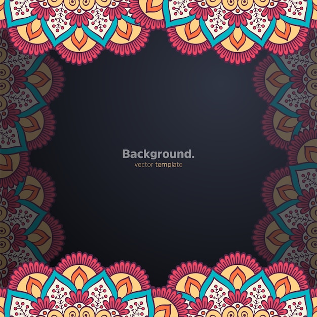 Luxury ornamental mandala design background 