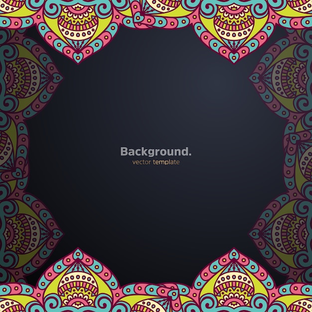 Luxury ornamental mandala design background